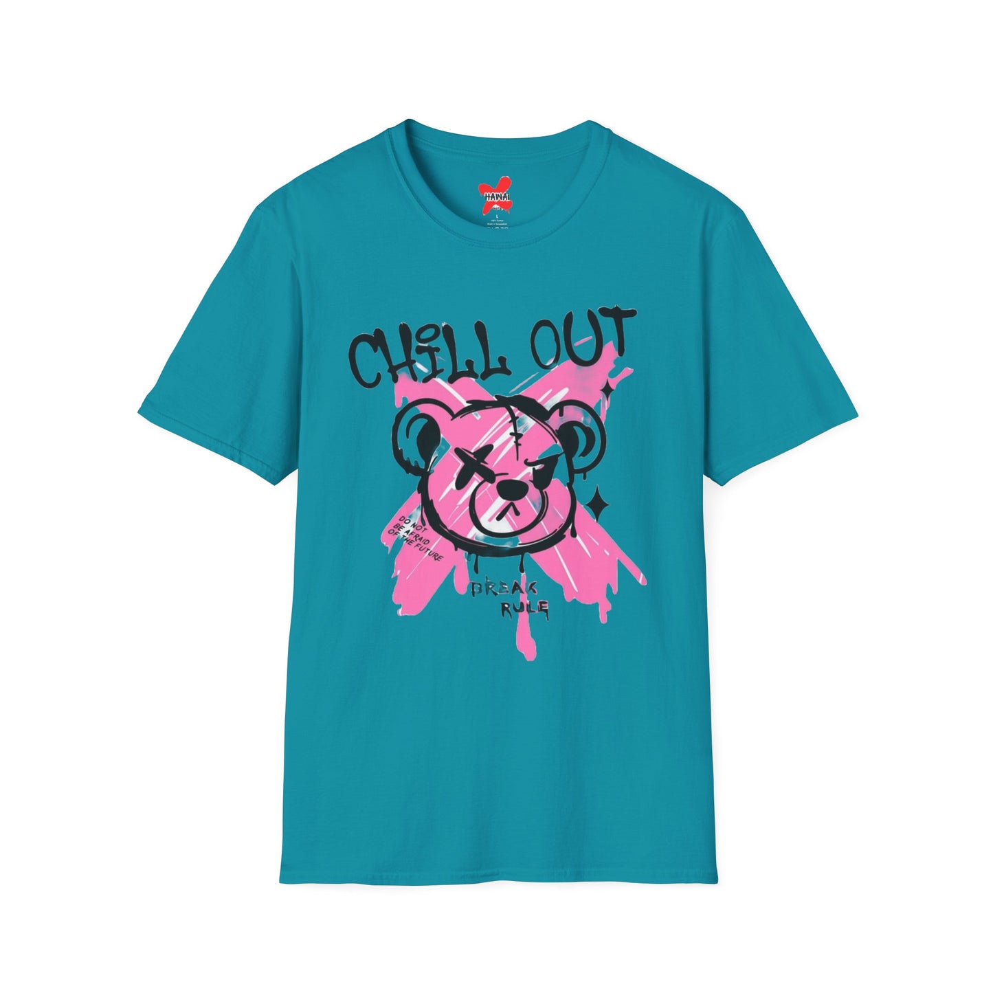 Chill Out Bear Graphic Tee for Relaxed Vibes