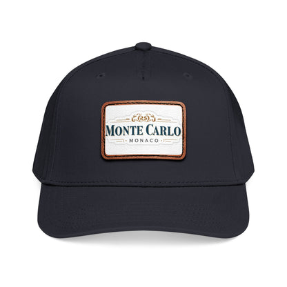 Monte Carlo Leather Patch Baseball Cap