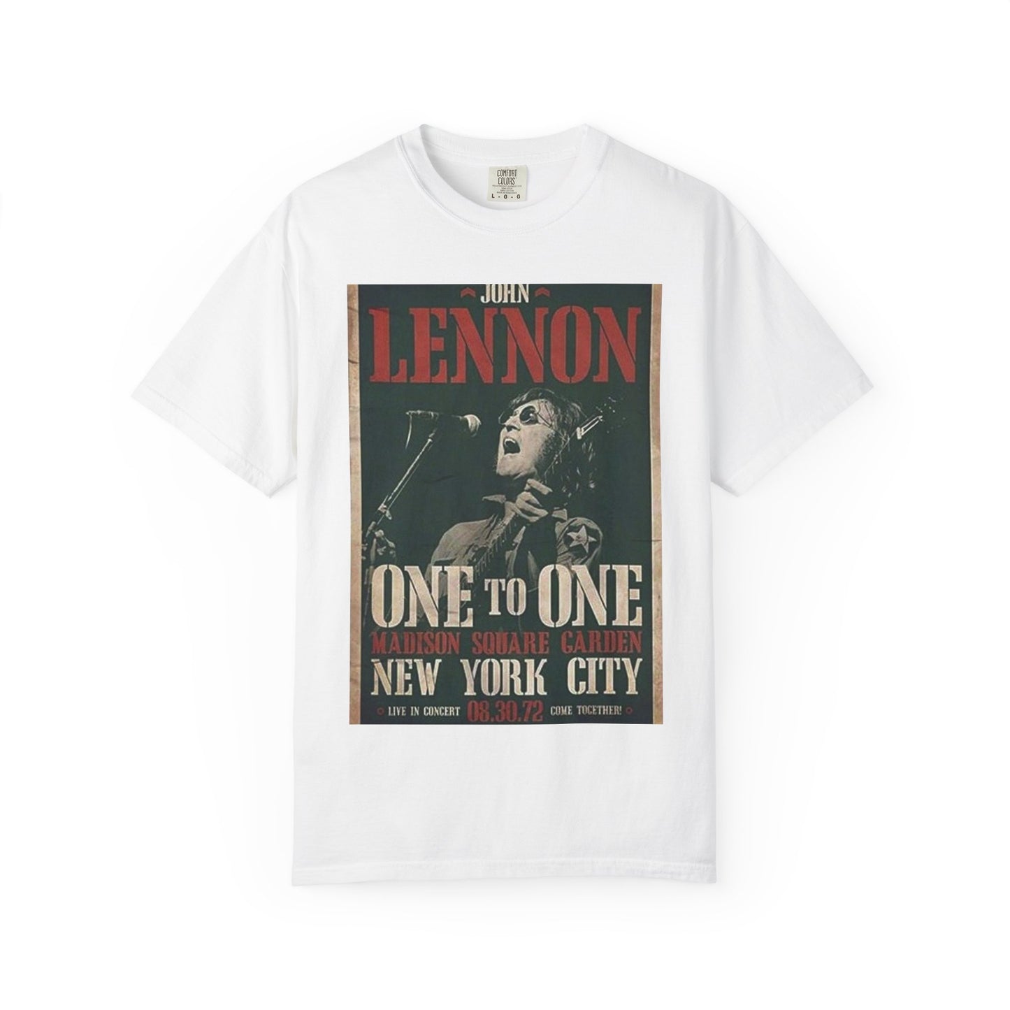 Vintage John Lennon Concert T-Shirt -  One to One, New York City