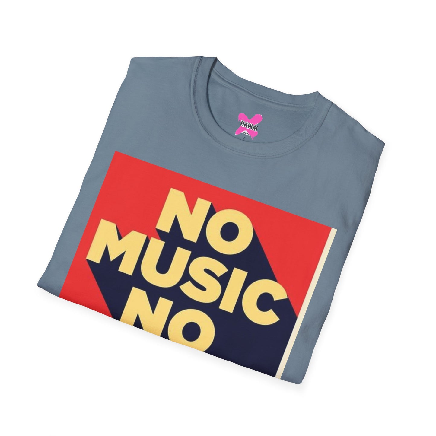 No Music No Life Unisex Softstyle T-Shirt – Music Lover's Essential