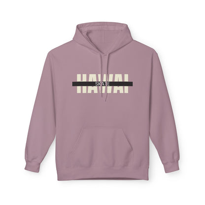 Happy Vibes Unisex Fleece Hoodie - Smiley Face Design