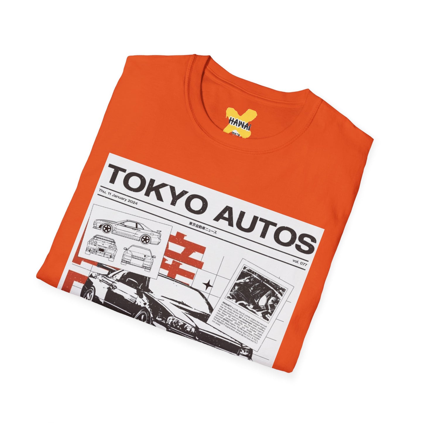 Tokyo Autos Street Beast T-Shirt, Unisex Graphic Tee, Car Enthusiast Gift, Casual Streetwear, Automotive Fashion, Birthday Gift