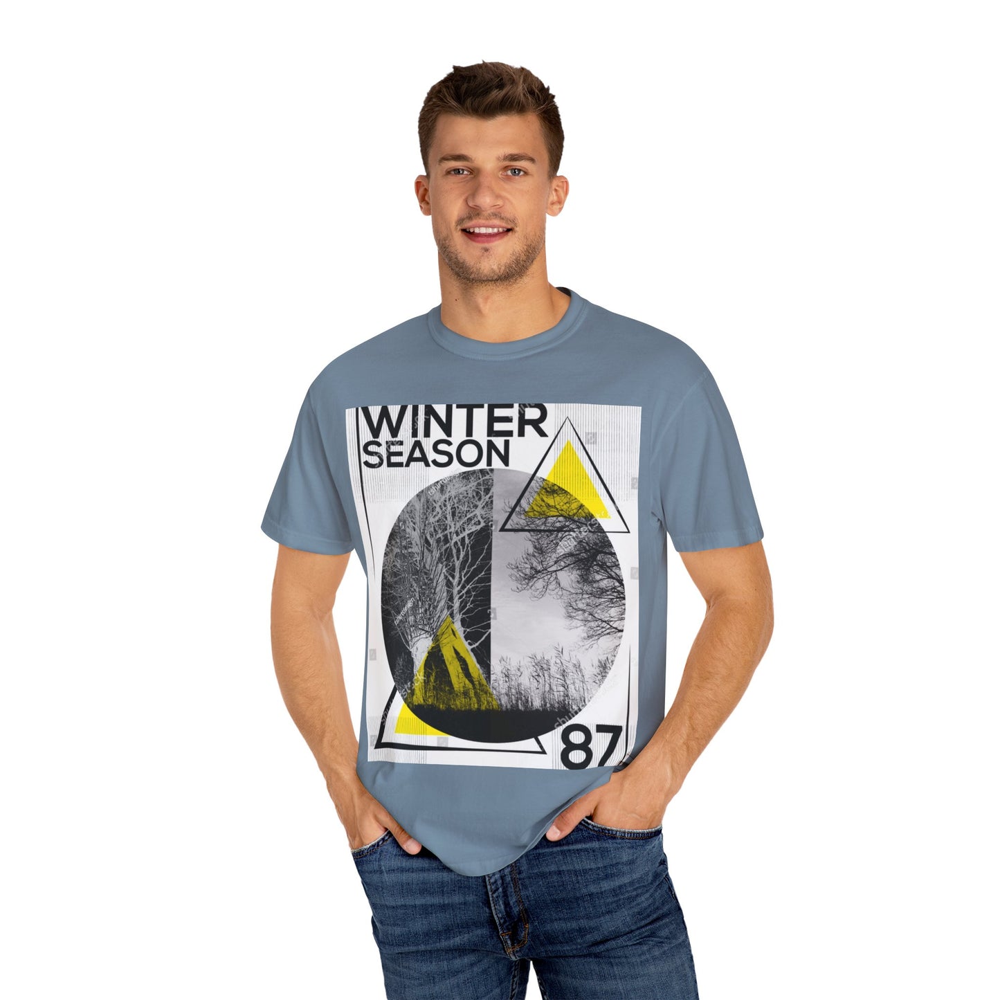 Winter Season Graphic T-shirt, Unisex Tee for Fashion Lovers, Cool Casual Wear, Winter Apparel, Unique Gift for Him/Her