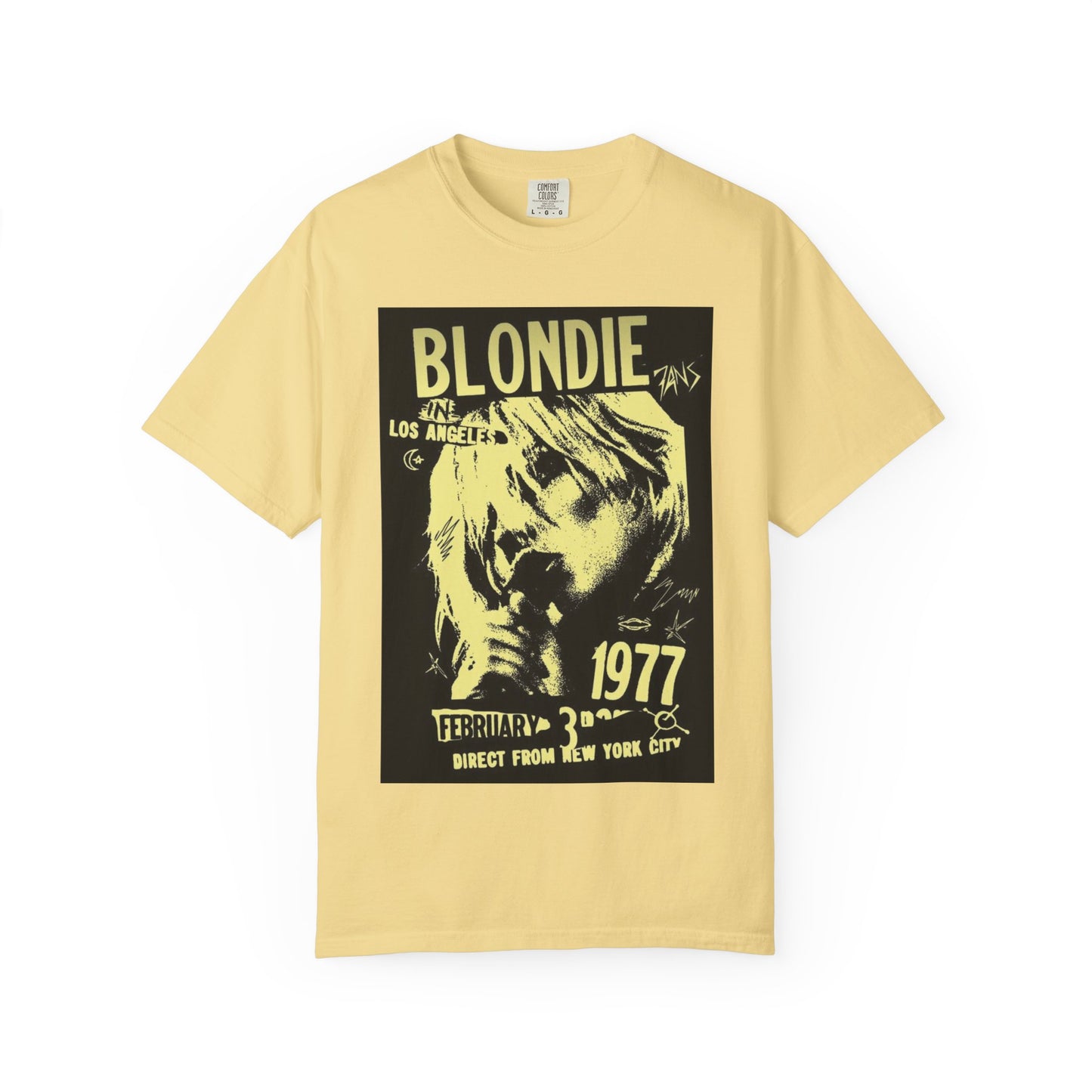 Vintage Blondie Concert T-Shirt - Unisex Garment-Dyed Tee