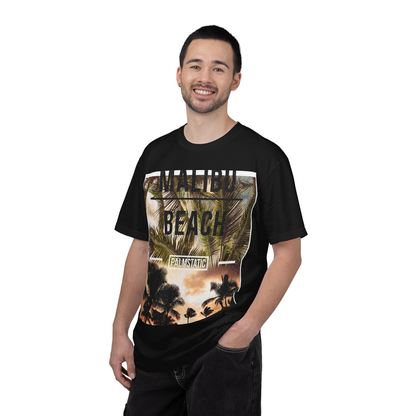 Malibu Beach Palm Photo T-Shirt