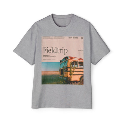 Fieldtrip Graphic Tee — Vintage School Bus Photo Print