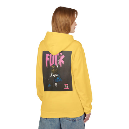 Street Art Inspired Unisex Fleece Hoodie - Bold Design for Creative Souls
