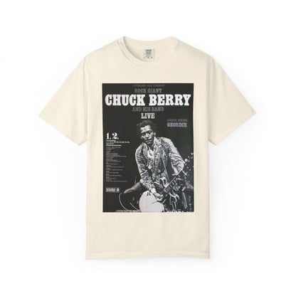 Retro Chuck Berry Live T-Shirt - Unisex Garment-Dyed Tee