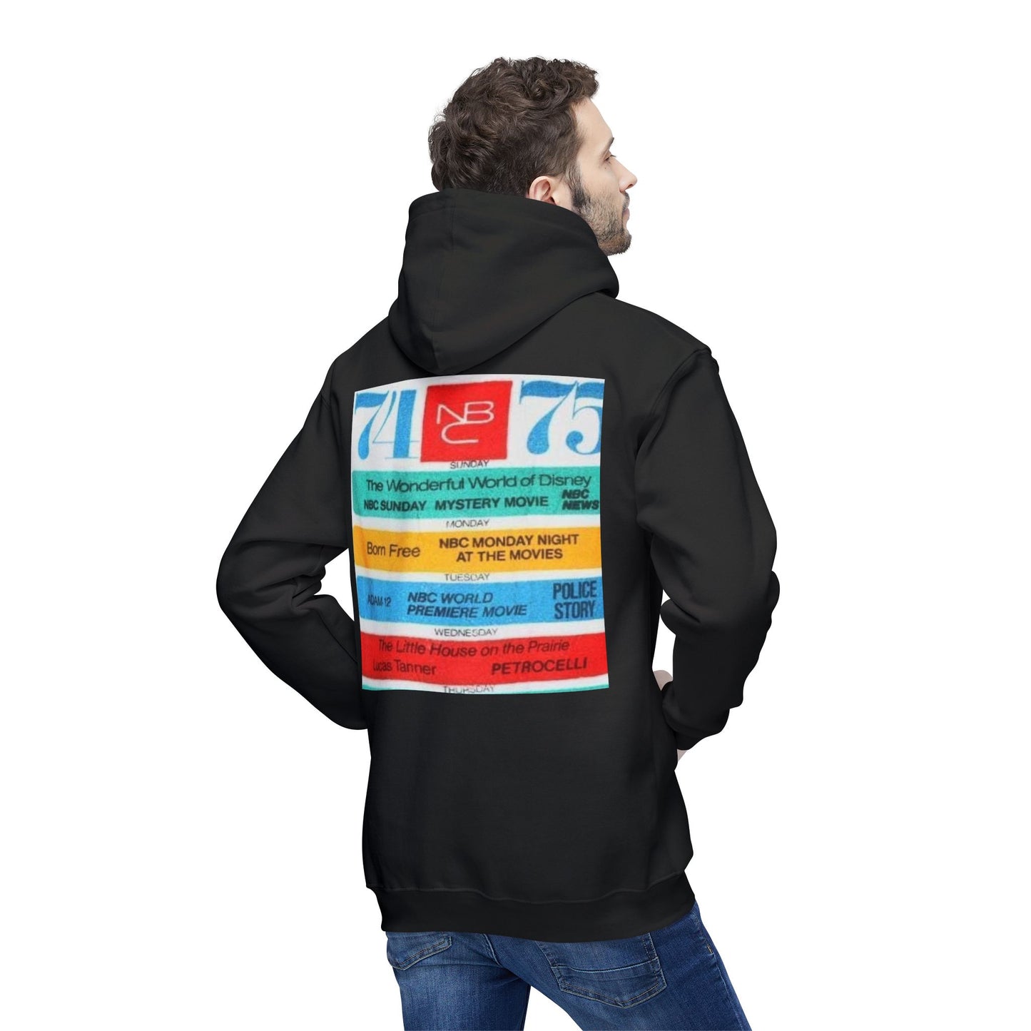 Retro Movie Night Unisex Hooded Sweatshirt - Perfect for Film Lovers