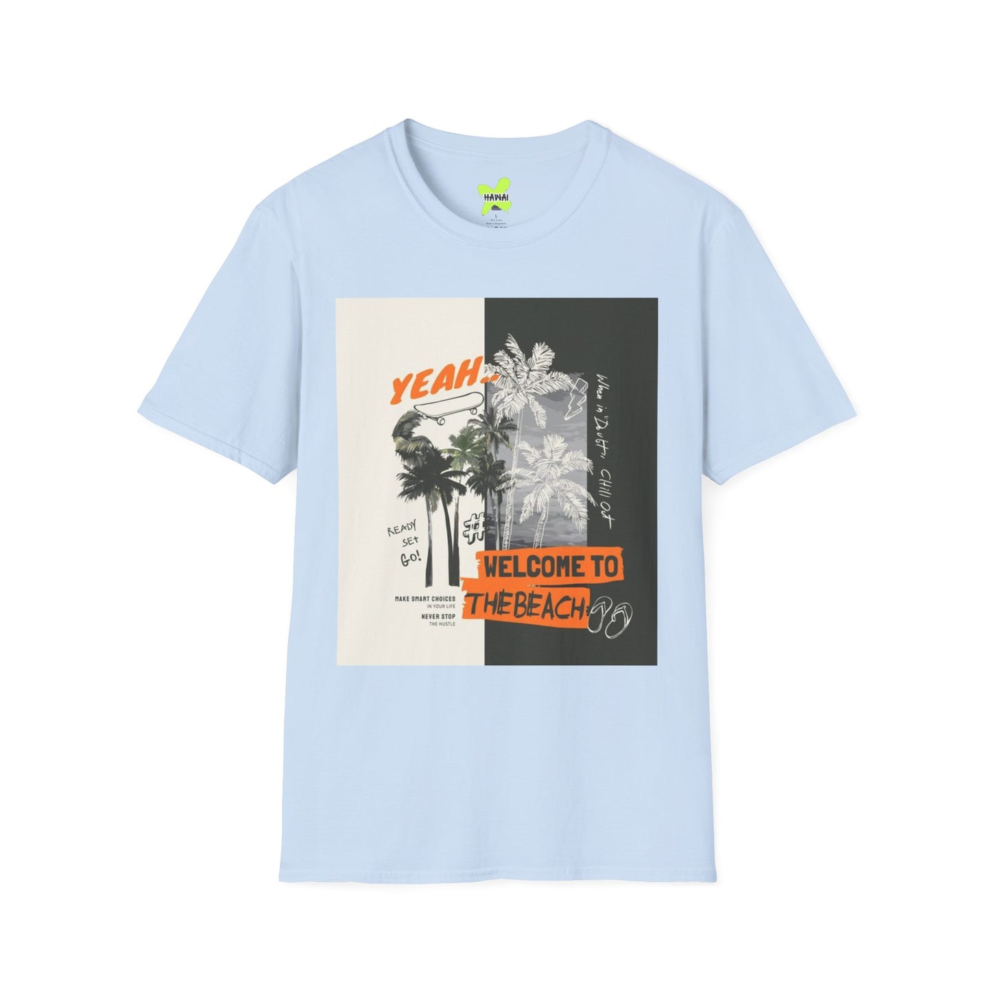 Beach Vibes Graphic Tee, Summer T-Shirt, Unisex Casual Wear, Vacation Shirt, Gift for Beach Lovers