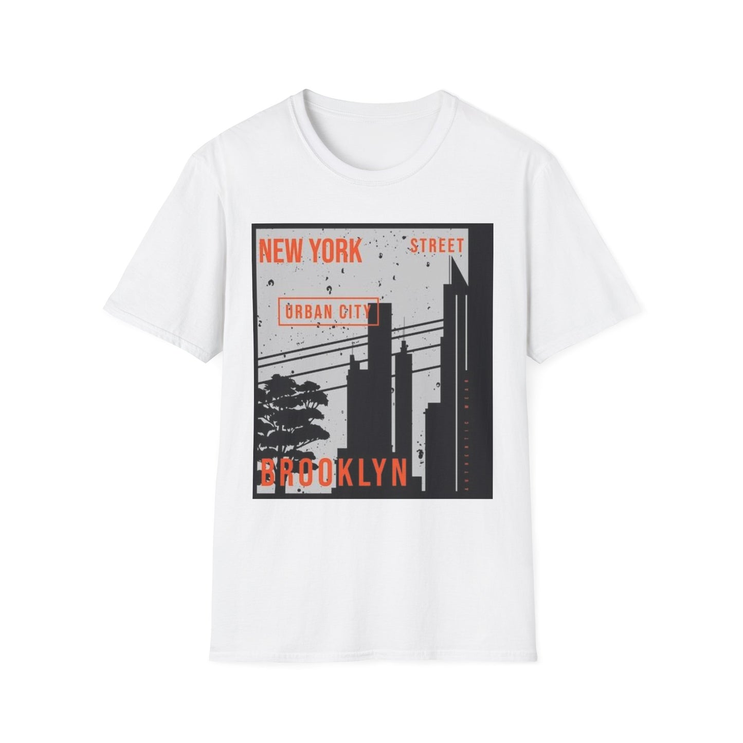 Brooklyn Urban Street T-Shirt - Unisex Graphic Tee for City Lovers, NYC Vibe, Streetwear Fashion, Gift for Travelers, Casual Wear