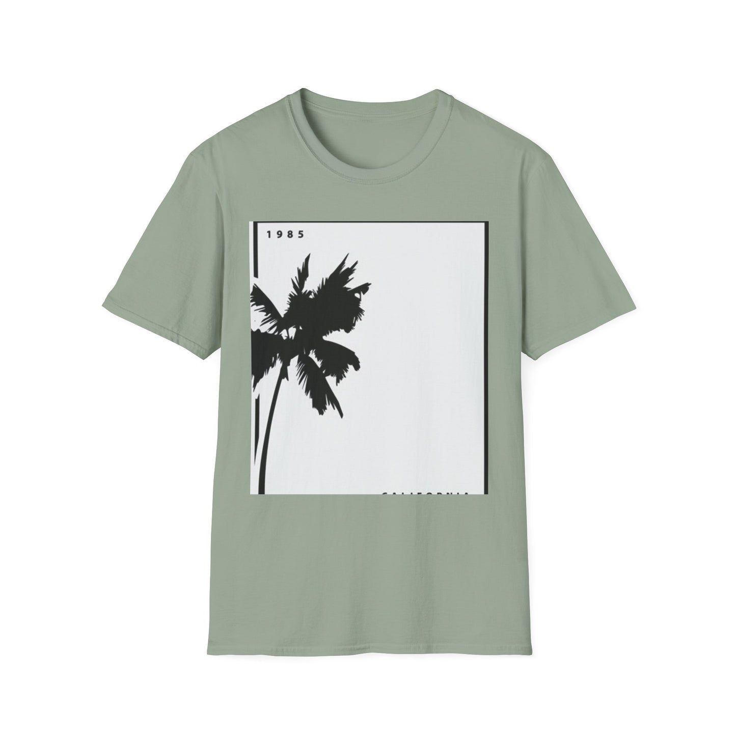 Tropical Palm Graphic Tee - Vintage Summer Vibes, Vacation Shirt, Unisex Casual Wear, Gift for Beach Lovers, 1985 Design