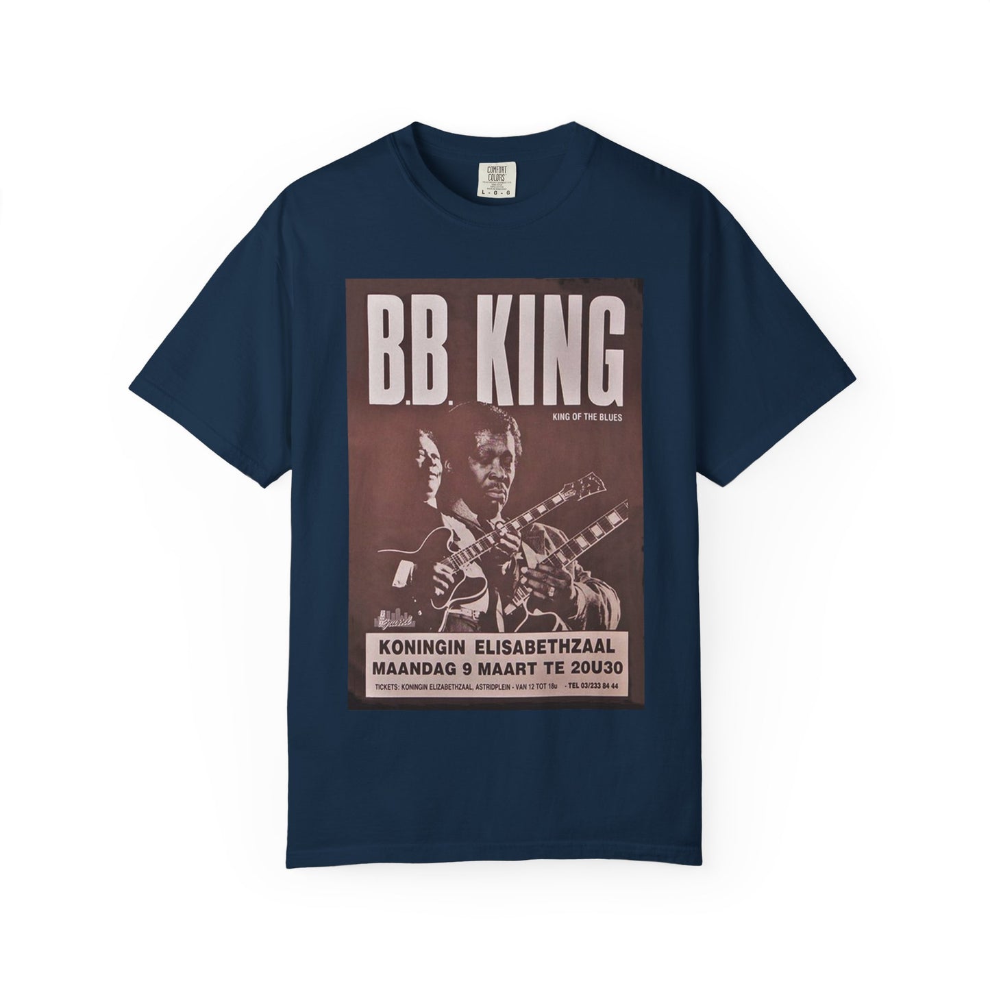 BB King Tribute Unisex Garment-Dyed T-Shirt - King of the Blues Graphic Tee