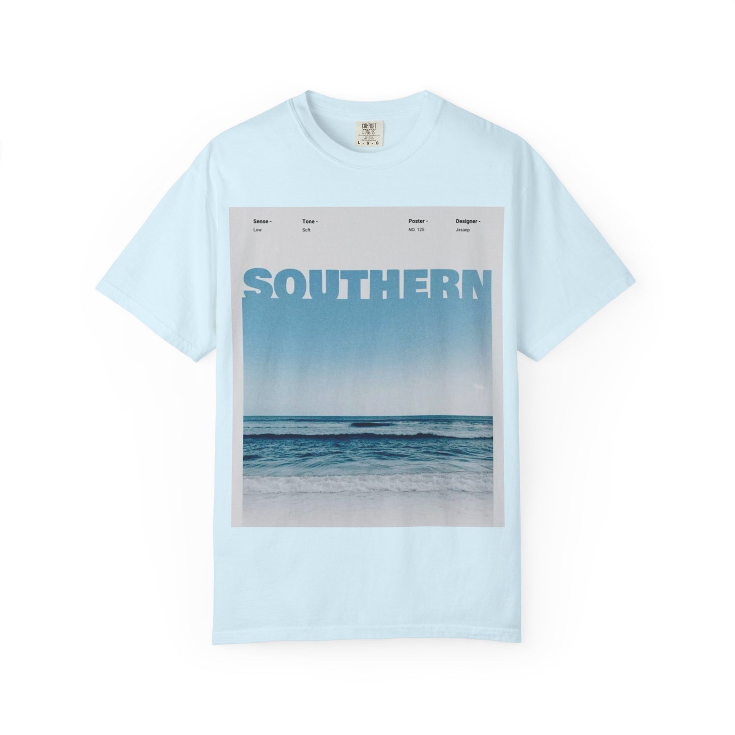 Southern Beach Photo T-Shirt — Ocean Waves Graphic Tee