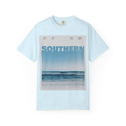 Southern Beach Photo T-Shirt — Ocean Waves Graphic Tee