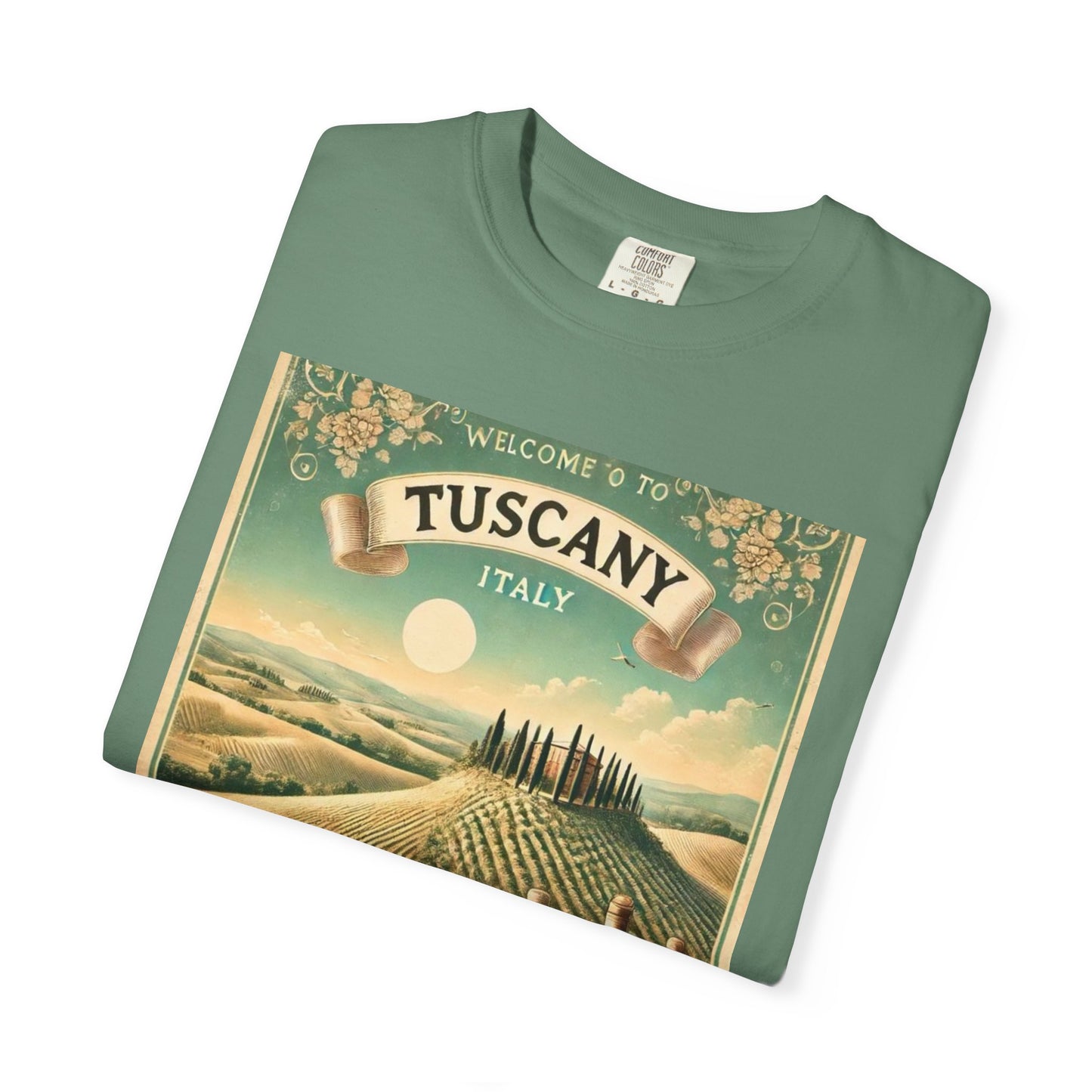 Vintage Tuscany Scene Unisex T-Shirt