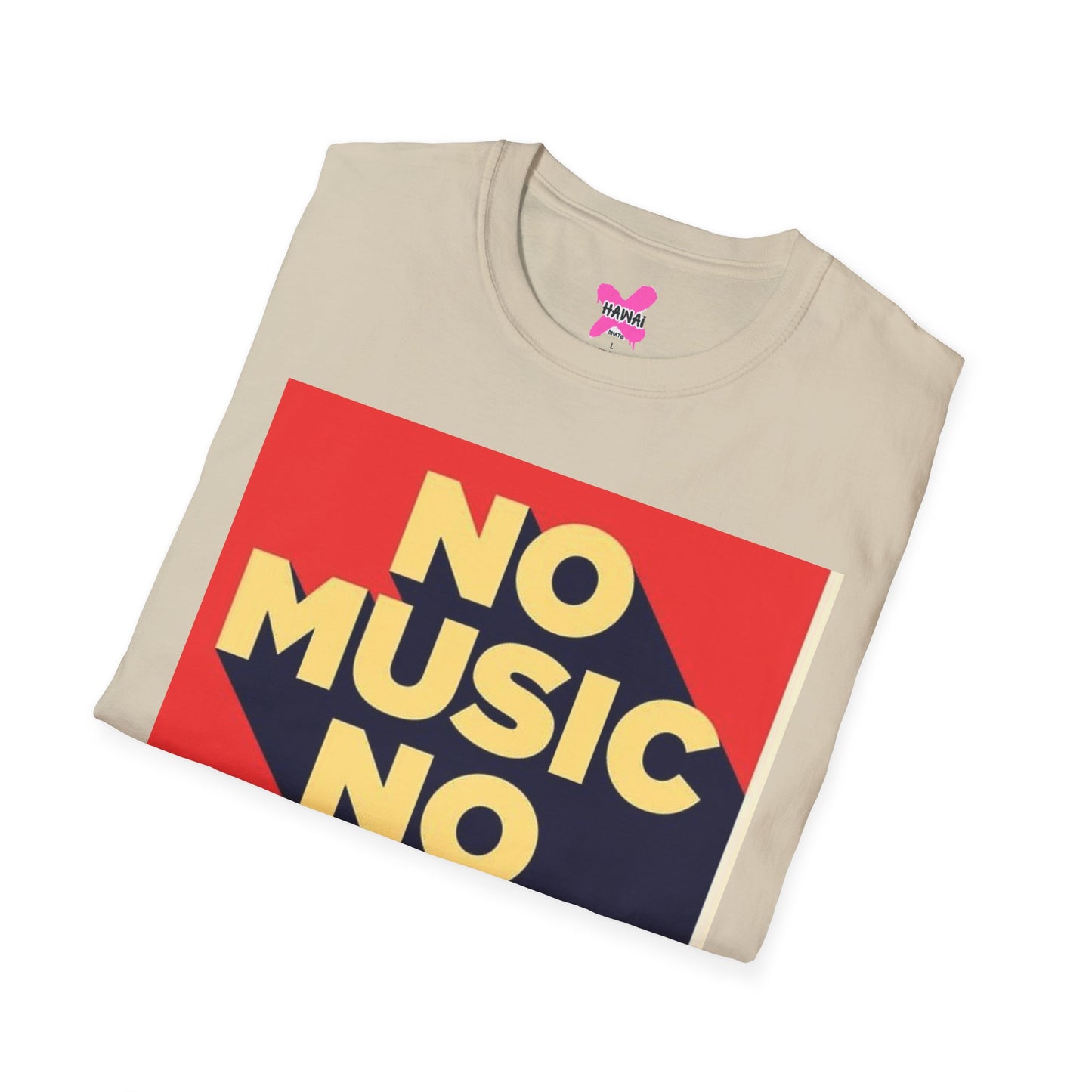 No Music No Life Unisex Softstyle T-Shirt – Music Lover's Essential