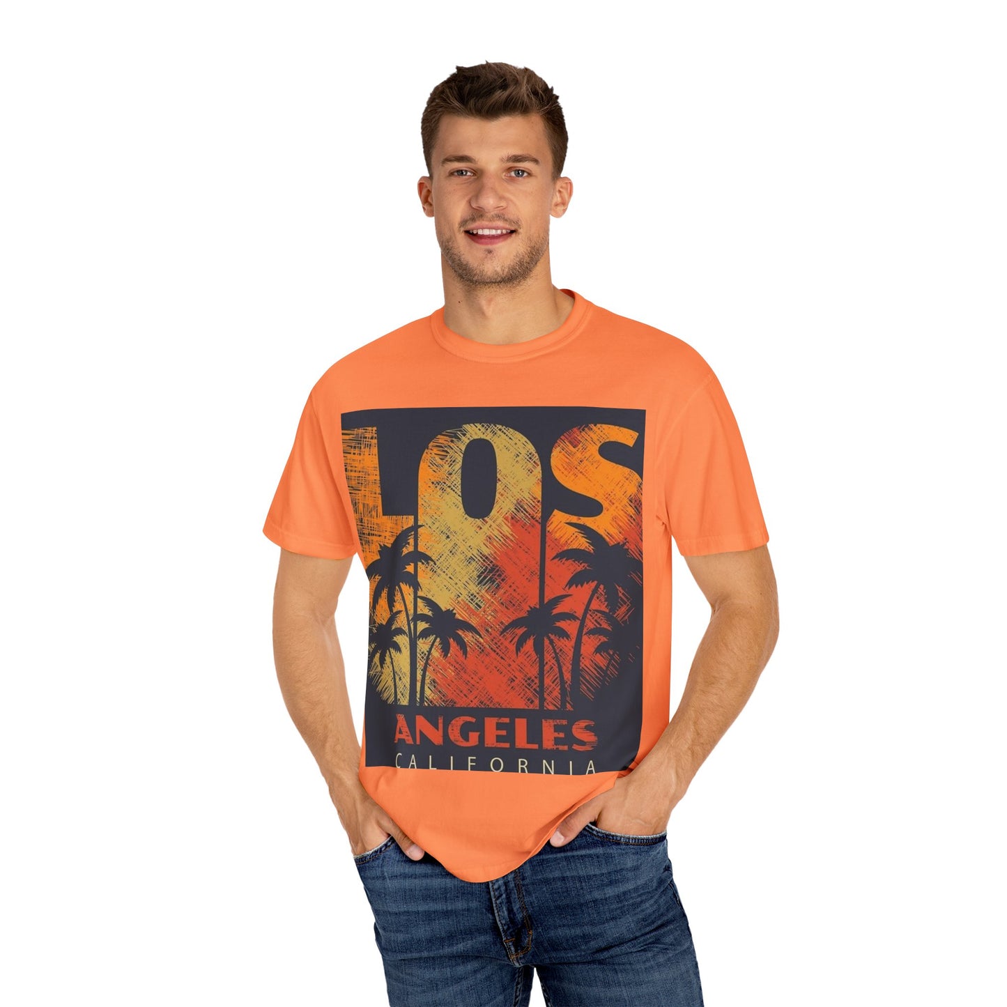 Los Angeles Sunset T-Shirt | Unisex Garment-Dyed Tee