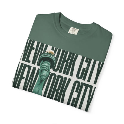 New York City Statue of Liberty Graphic T-Shirt — Retro Urban Travel Tee