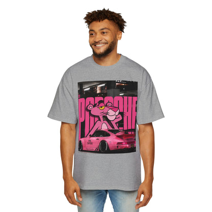 Pink Panther Streetwear Tee — Retro Racing Graphic Shirt