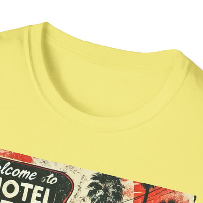 Vintage Hotel California Graphic T-Shirt – Perfect for Music Lovers