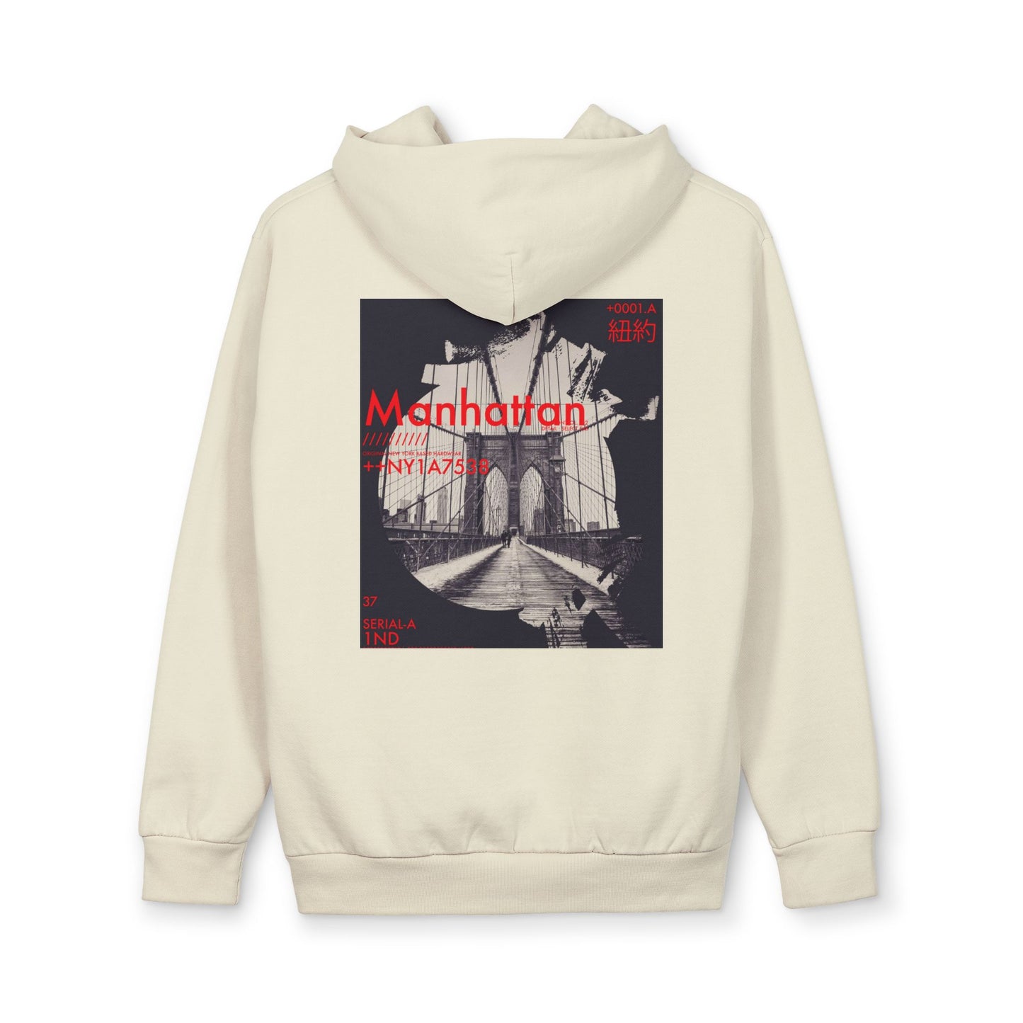 Manhattan Vintage Bridge Hoodie — Retro NYC Pullover
