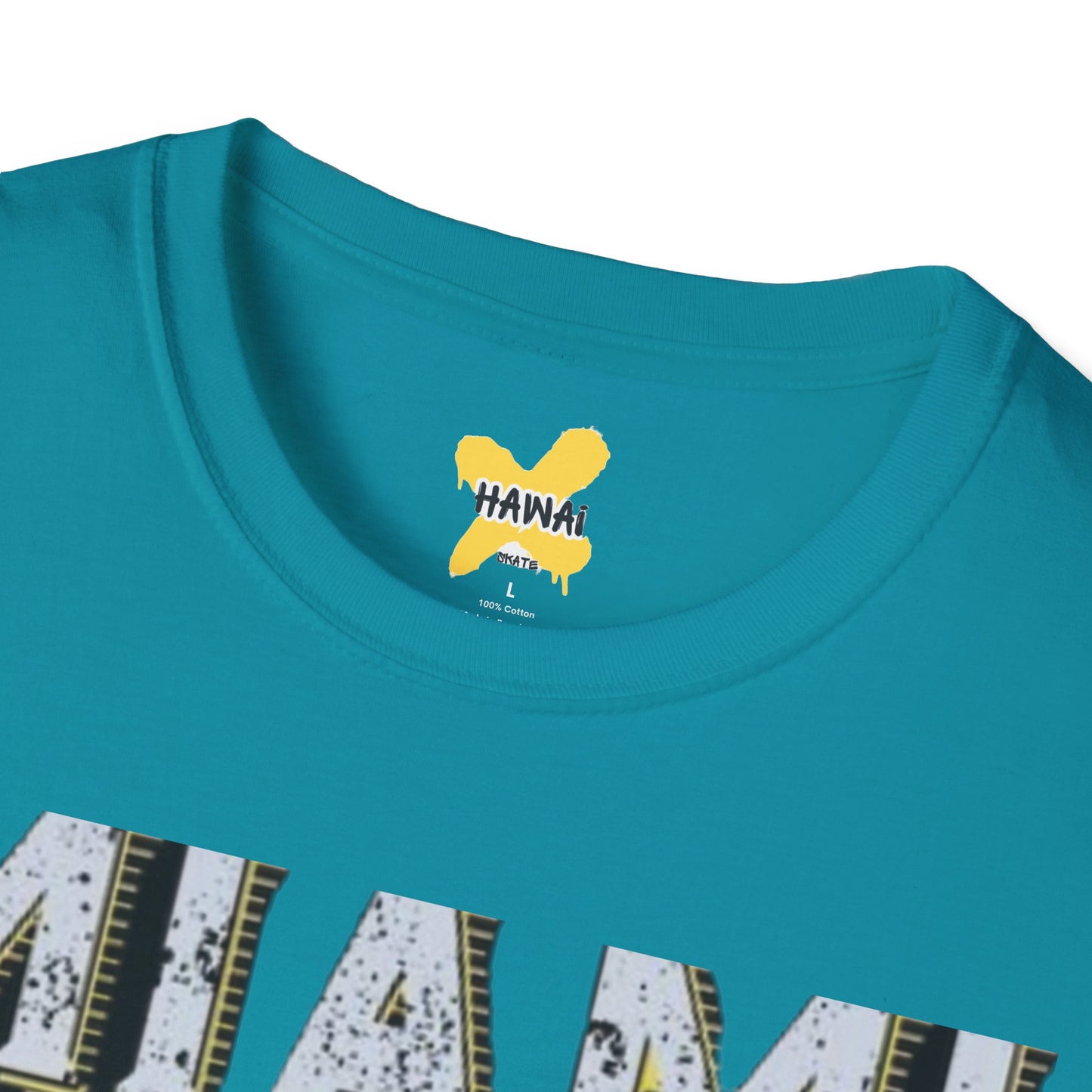 Miami Beach Surf Adventure Unisex Softstyle T-Shirt