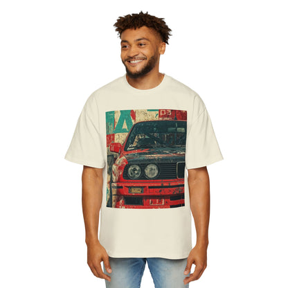 Vintage Racing Car Tee — Retro BMW Front Graphic T-Shirt