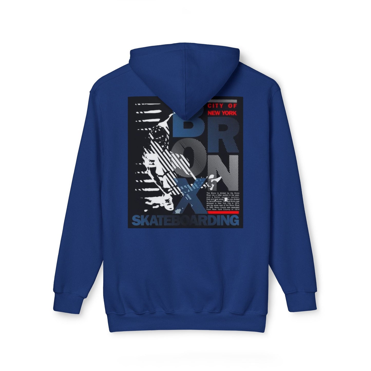 Bronx Skateboarding Unisex Hooded Sweatshirt | Urban Fashion, Gift for Skaters, Casual Streetwear, Graphic Hoodie, Cool Layering Piece