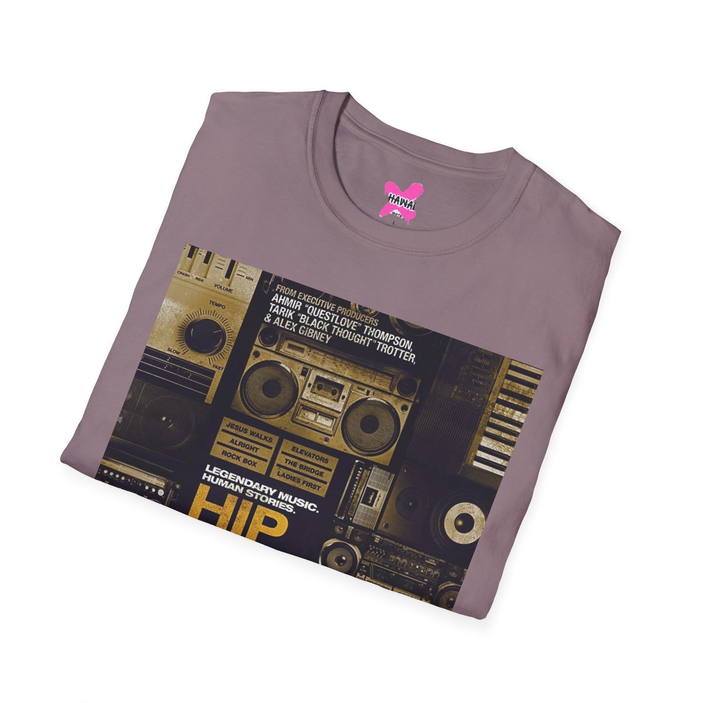 Hip Hop Vibes Unisex T-Shirt, Retro Music Tee, Gift for Music Lovers, Streetwear Style, Festival Shirt, Unisex Graphic Tee