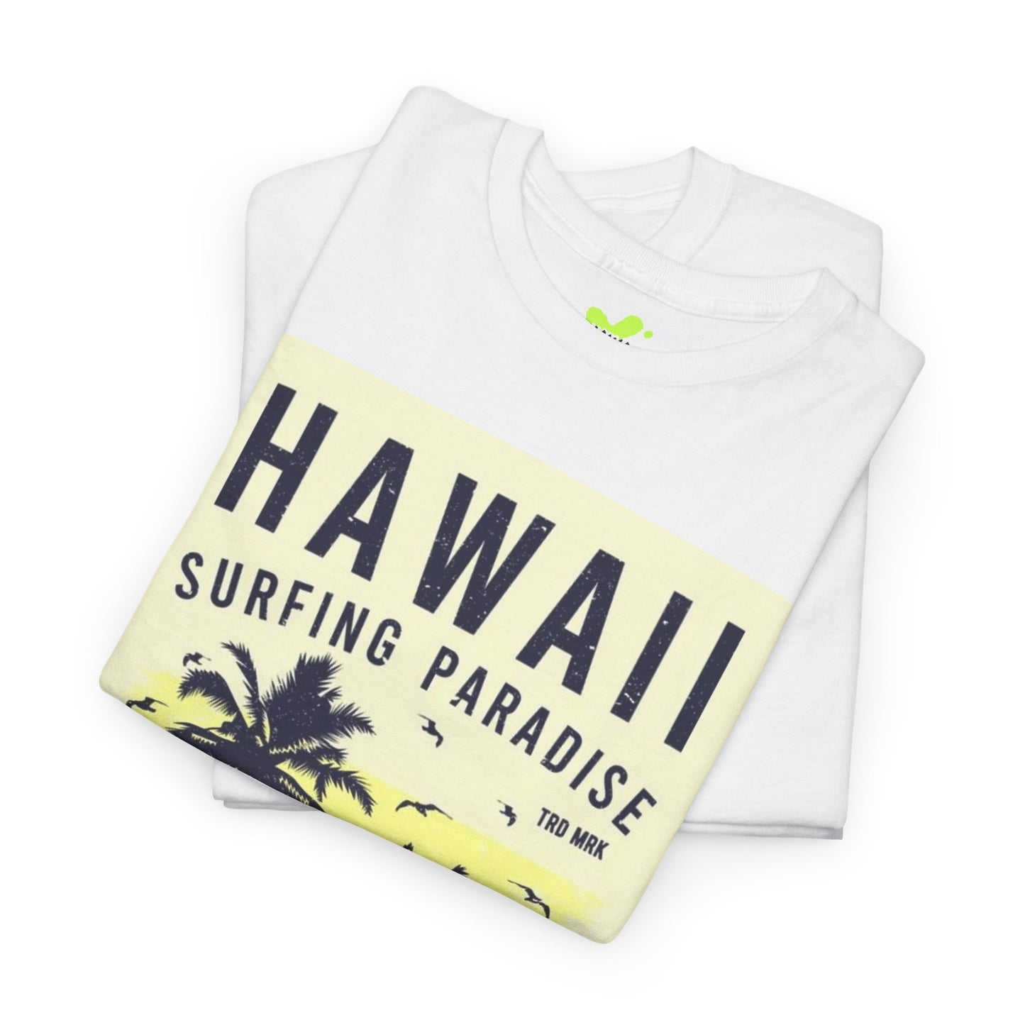 Hawaii Surfing Paradise Unisex Heavy Cotton Tee - Endless Summer Vibe