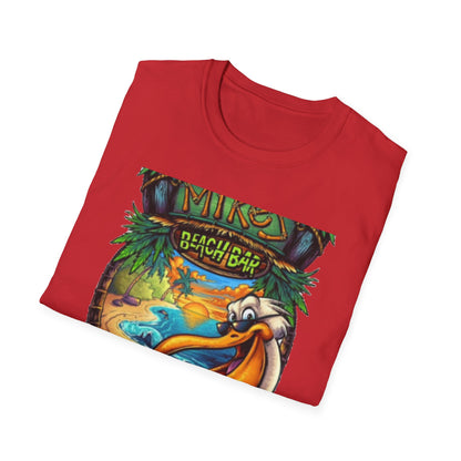Beach Bar Vibes Unisex Softstyle T-Shirt - Perfect for Summer Fun and Relaxation
