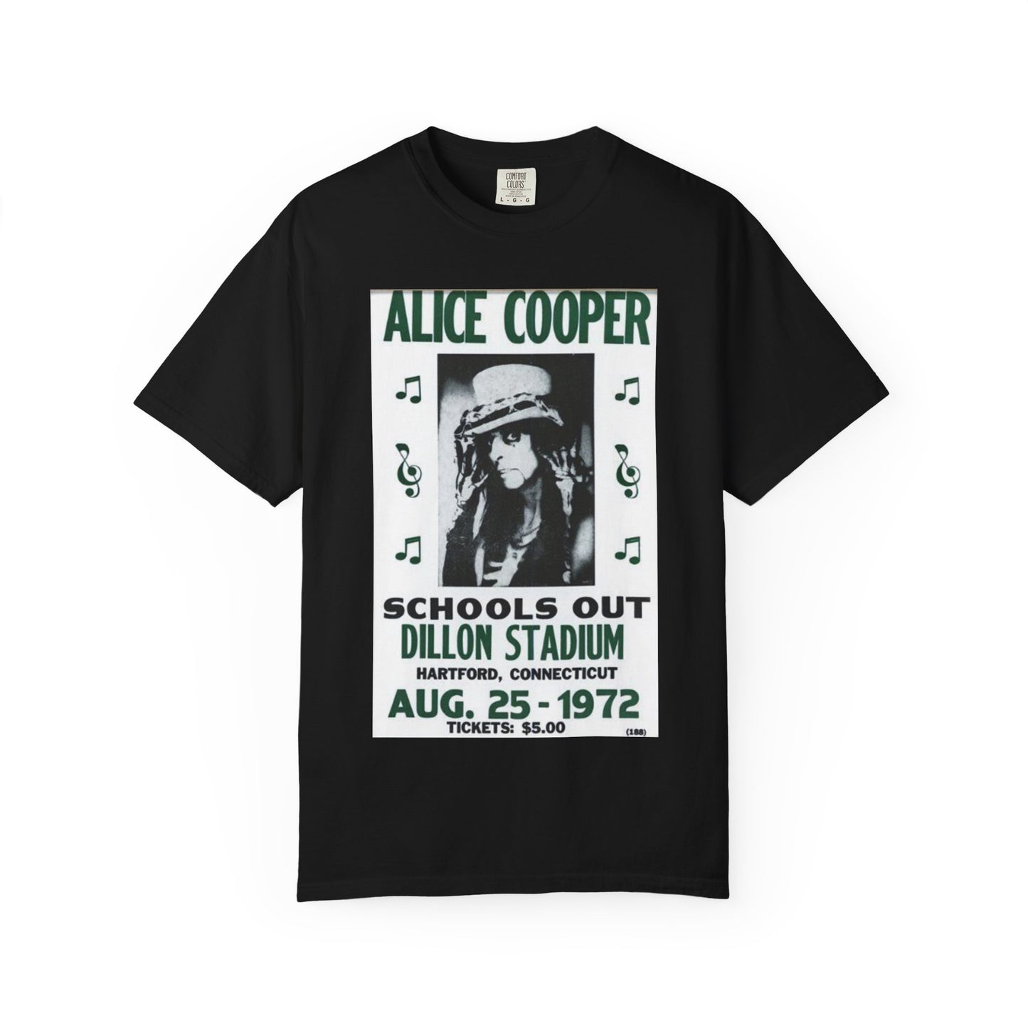 Vintage Alice Cooper Concert T-Shirt - Unisex Garment-Dyed Tee