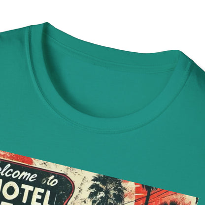 Vintage Hotel California Graphic T-Shirt – Perfect for Music Lovers