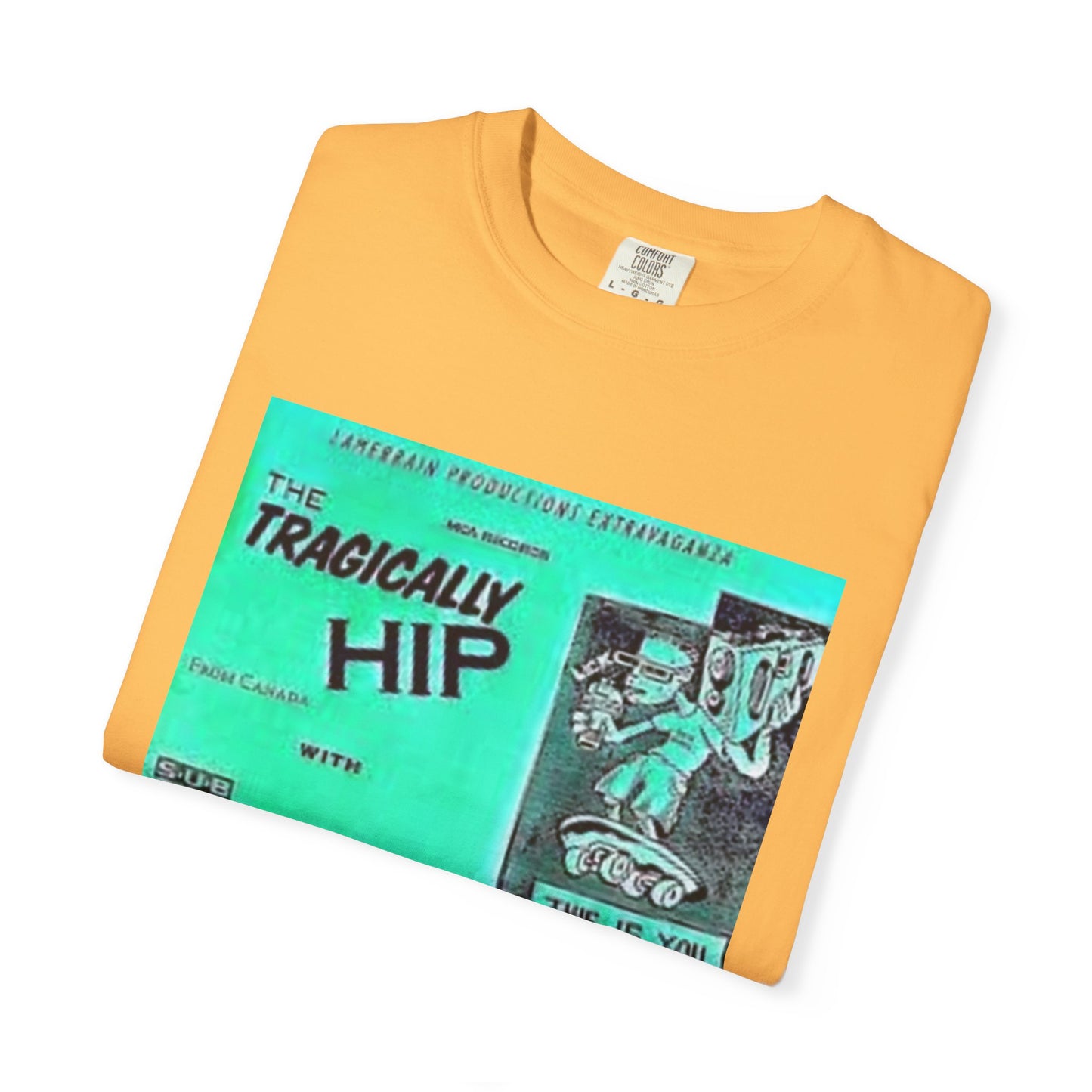 Retro Band Graphic T-Shirt - Nirvana & Tragically Hip Design