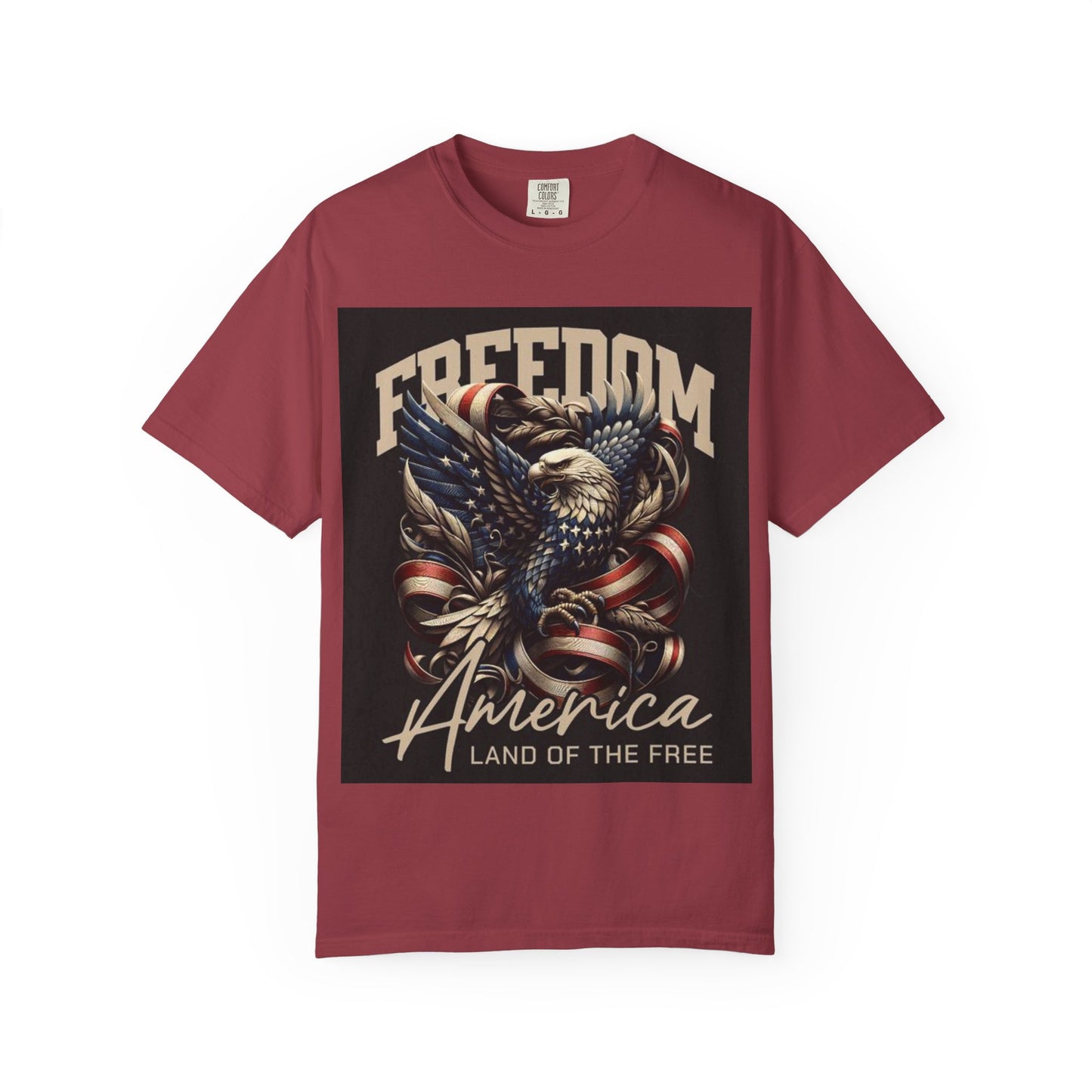 Patriotic Eagle T-Shirt, Freedom Apparel, American Pride Tee, Fourth of July Gift, Vintage Style Shirt
