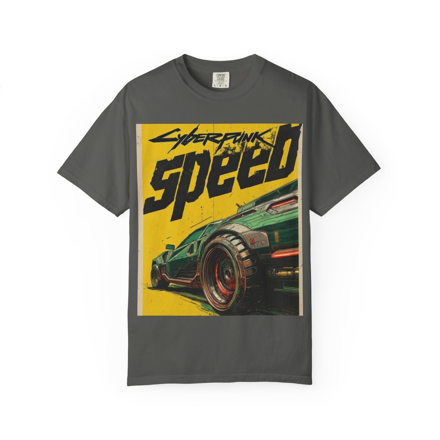 Cyberpunk Speed T-Shirt — Retro Racing Car Graphic Tee