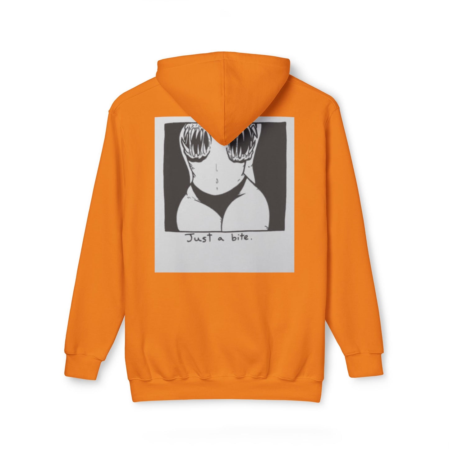 Unisex Hooded Sweatshirt with 'Just a Bite' Design - Casual Comfort for Every Occasion