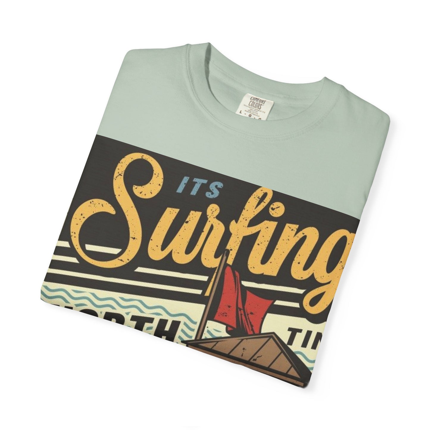 Surf Vibes Unisex T-Shirt - Retro Beach Tee, Casual Style, Summer Wear, Gift for Beach Lovers, Surfing Enthusiasts