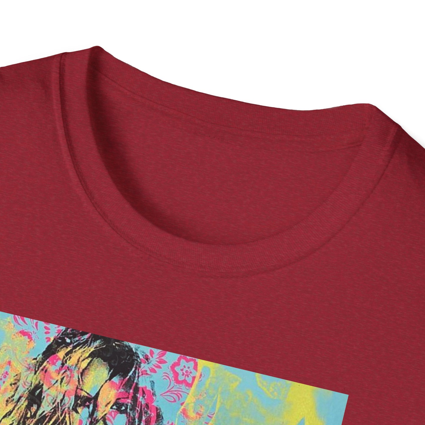 Artistic Unisex Softstyle T-Shirt - Vibrant Graphic Design for Creative Souls