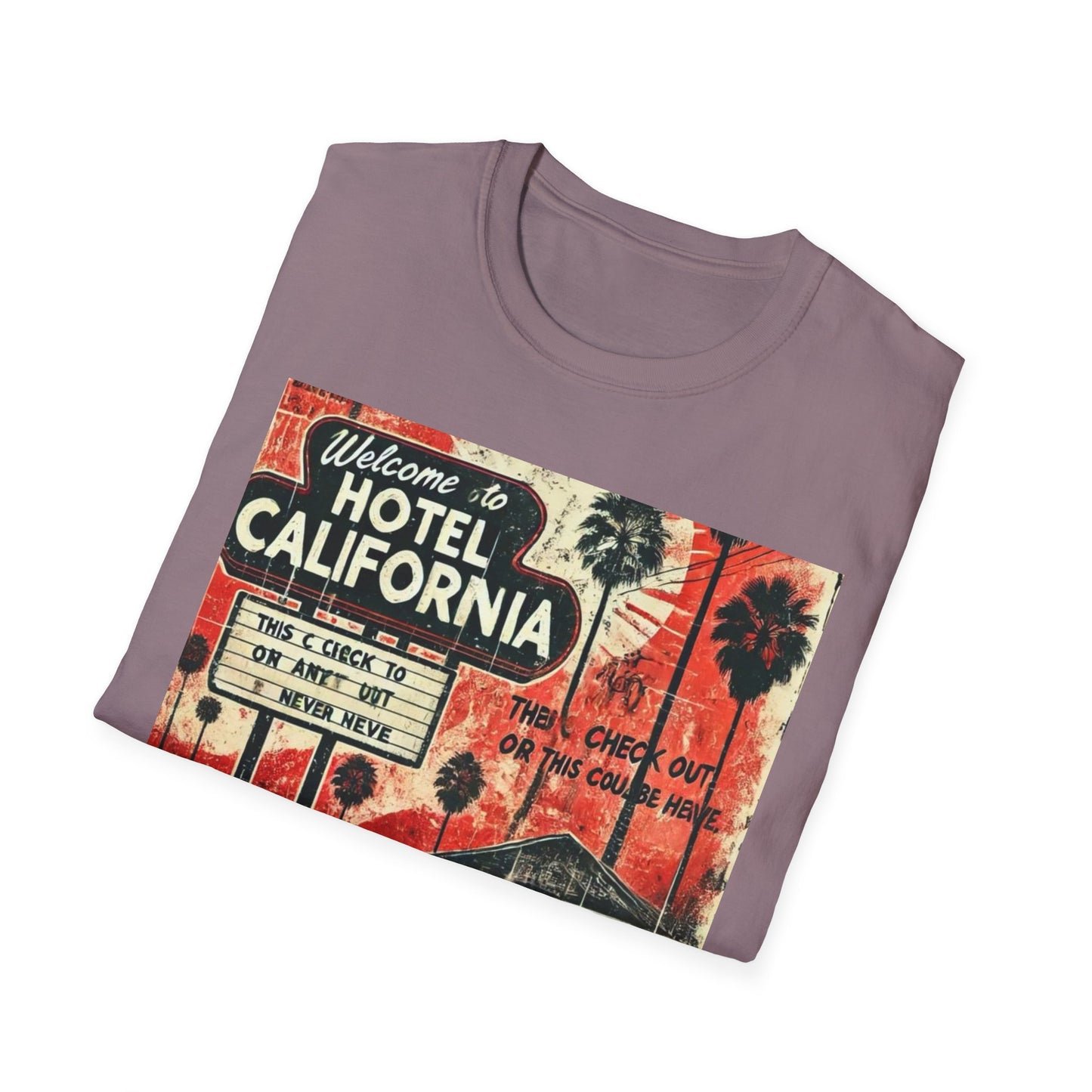 Vintage Hotel California Graphic T-Shirt – Perfect for Music Lovers