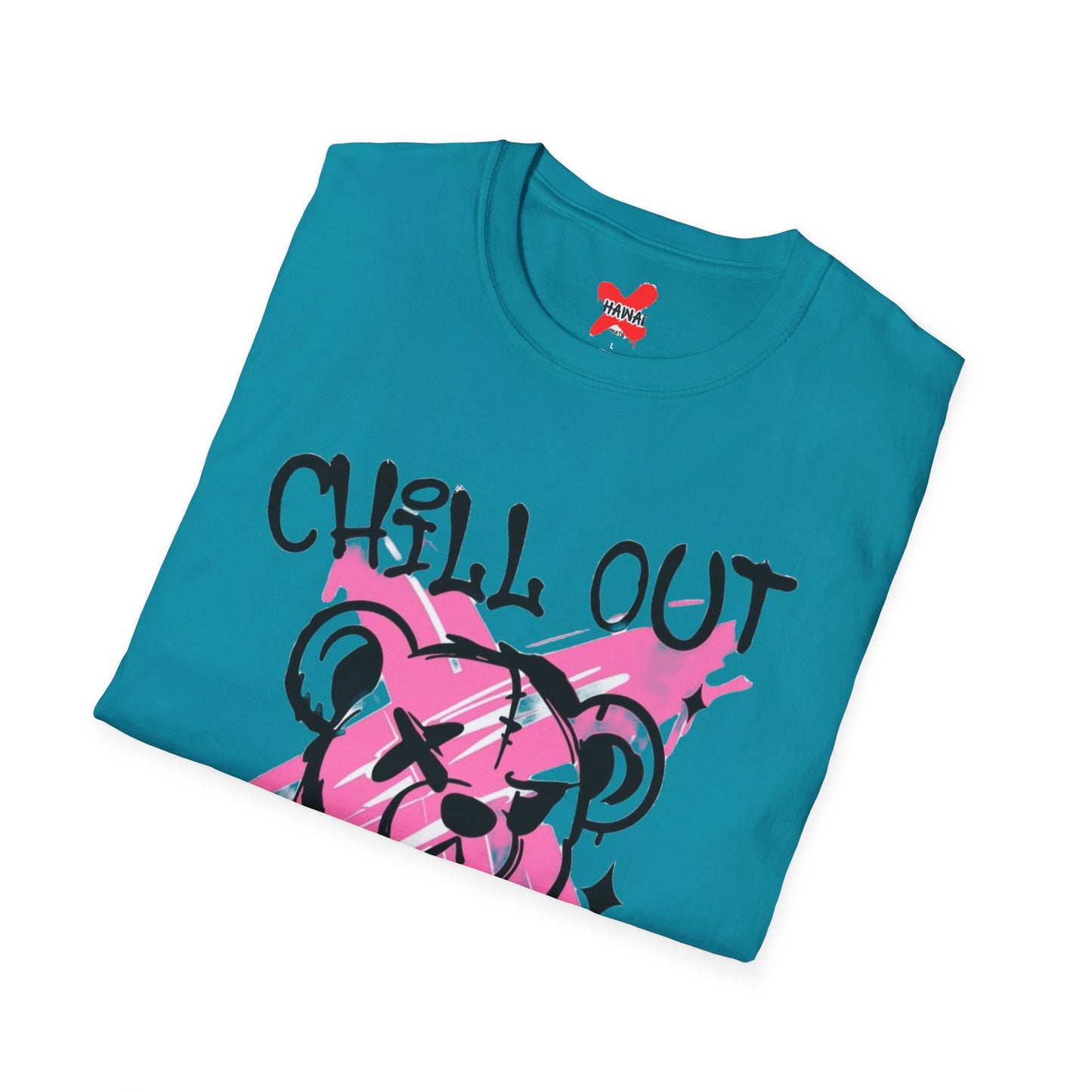 Chill Out Bear Graphic Tee for Relaxed Vibes
