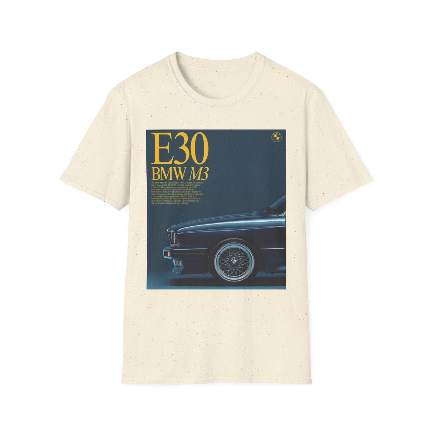 BMW E30 M3 Graphic Tee, Unisex Car Lover Shirt, Automotive Gift, Vintage T-Shirt, Car Enthusiast Apparel, Perfect for Birthdays