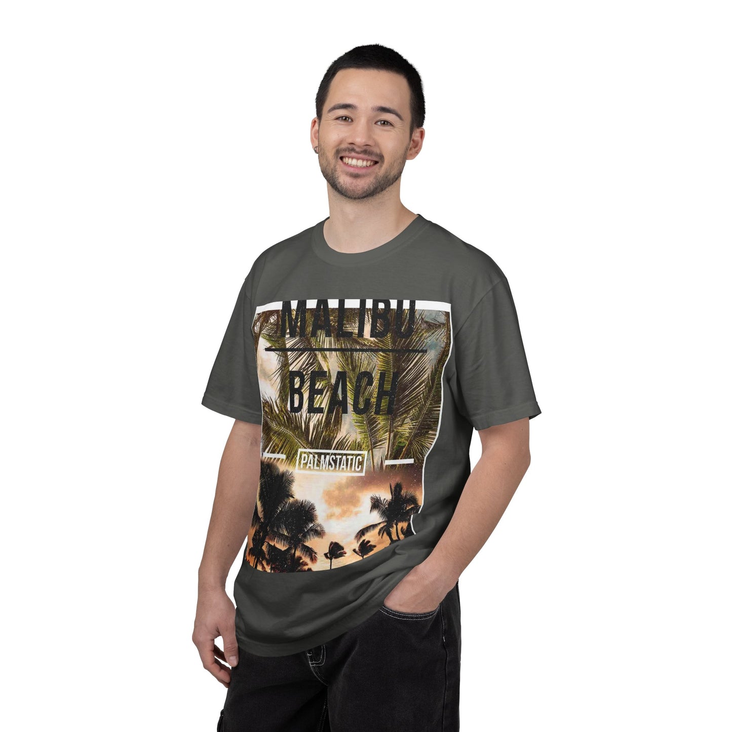 Malibu Beach Palm Photo T-Shirt
