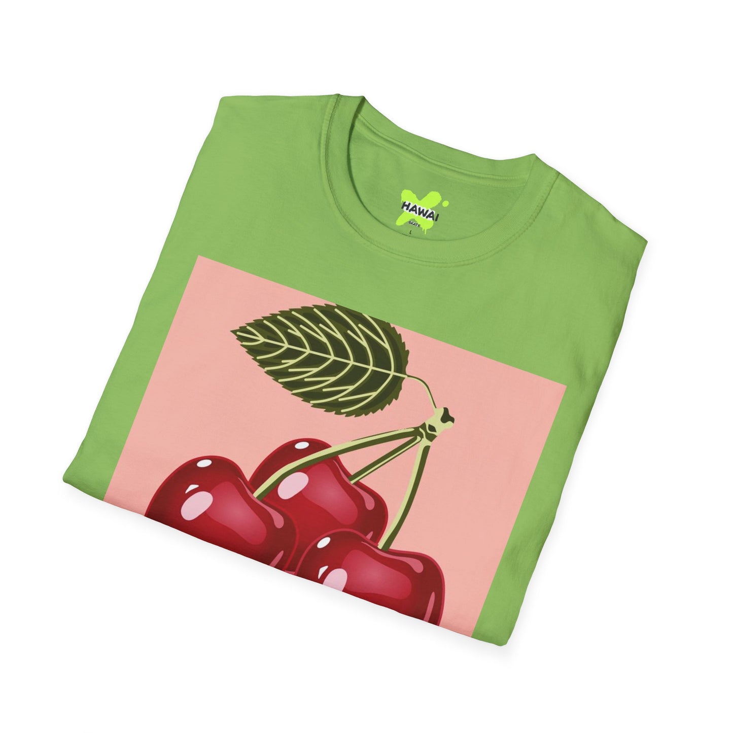 Retro Cherry Graphic T-Shirt for Fruit Lovers
