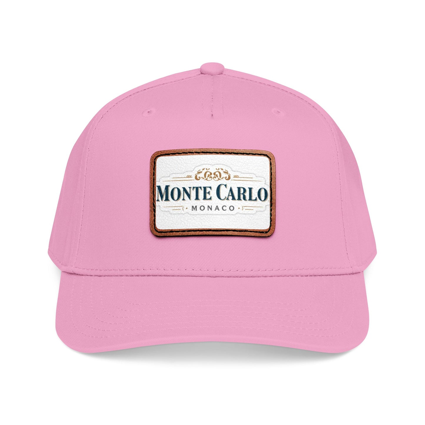 Monte Carlo Leather Patch Baseball Cap