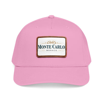 Monte Carlo Leather Patch Baseball Cap