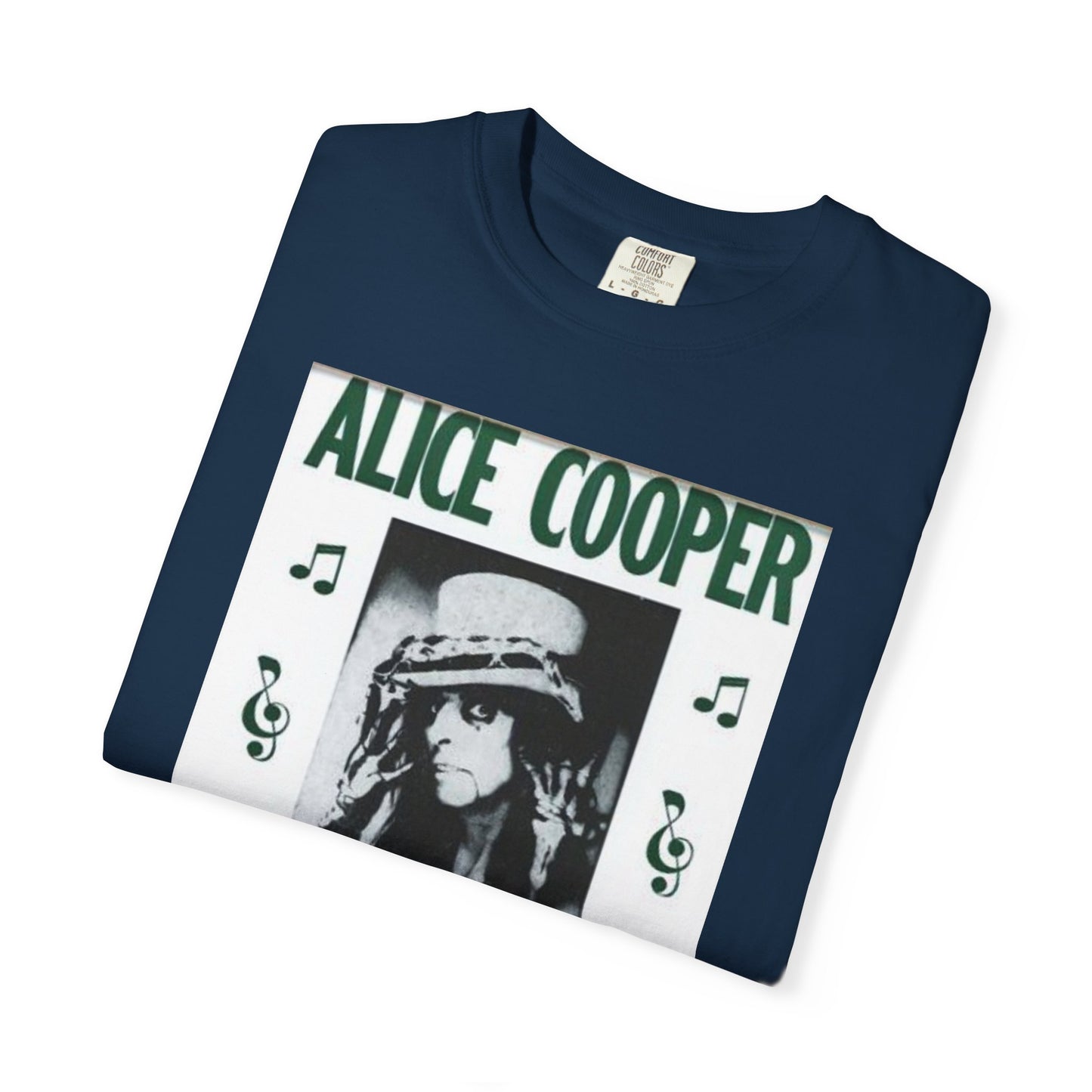 Vintage Alice Cooper Concert T-Shirt - Unisex Garment-Dyed Tee