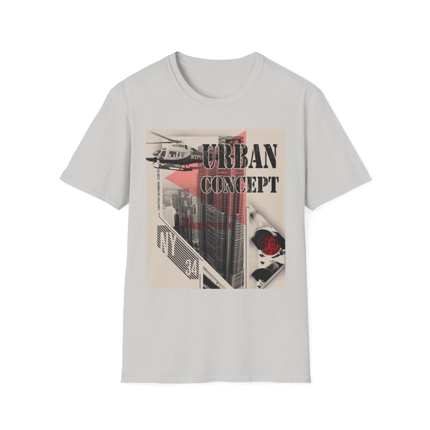 Urban Concept Unisex T-Shirt, Streetwear Tee, Graphic Tee, Casual Fashion, Gift for Him/Her, Trendy Urban Wear