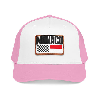 Monaco Leather Patch Baseball Cap – Vintage Racing Flag Hat